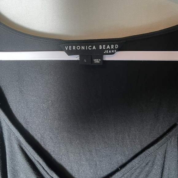 Veronica Beard Priyanka Ruched Long Sleeve Top Size L - Picture 8 of 11